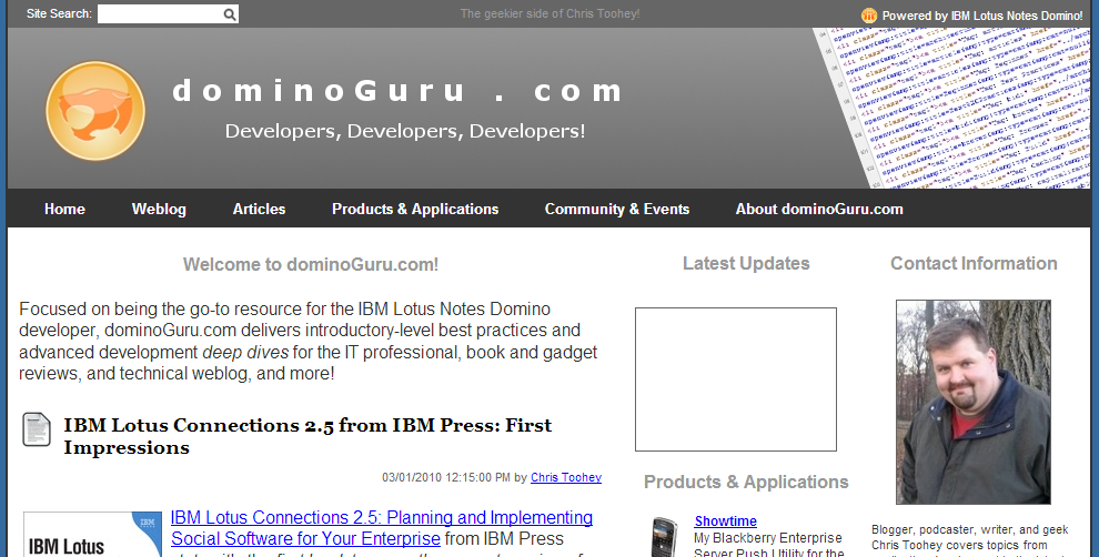 dominoGuru.com circa 2010